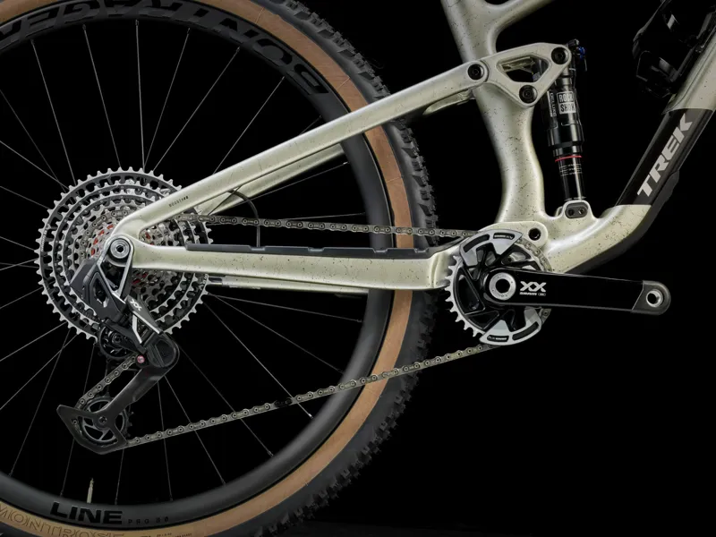 Trek Top Fuel 9.0 XX AXS Mountain Bike 2025 Lunar Silver-5