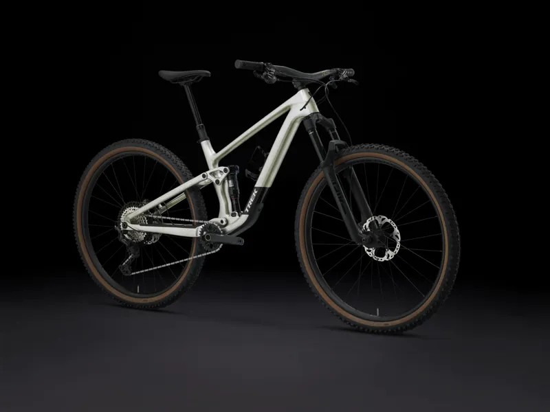 Trek Top Fuel 9.8 XT Mountain Bike 2025 Lunar Silver-1