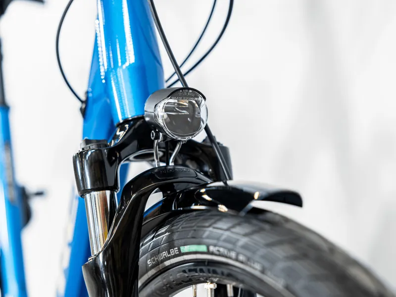 Trek Verve+ 2 Low Step 500WH Electric Bike 2023 Alpine Blue-5