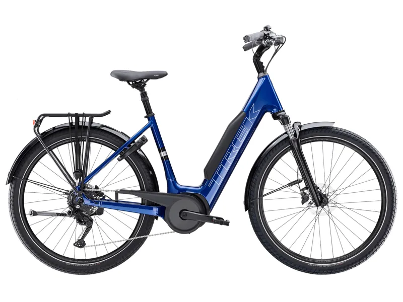 Trek Verve+ 3 Lowstep 400WH Electric bike 2026 Hex Blue