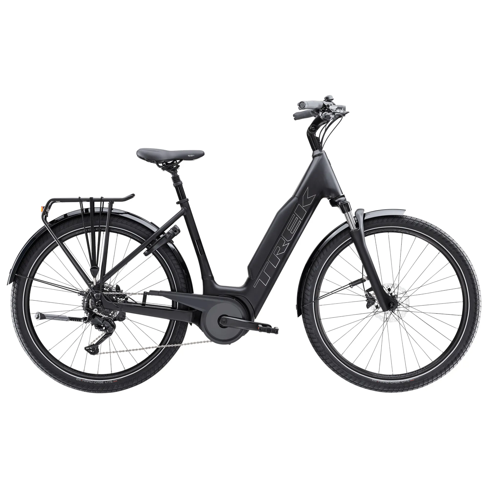 Trek Verve+ Lowstep 400WH Electric bike 2026 Matte Trek Black