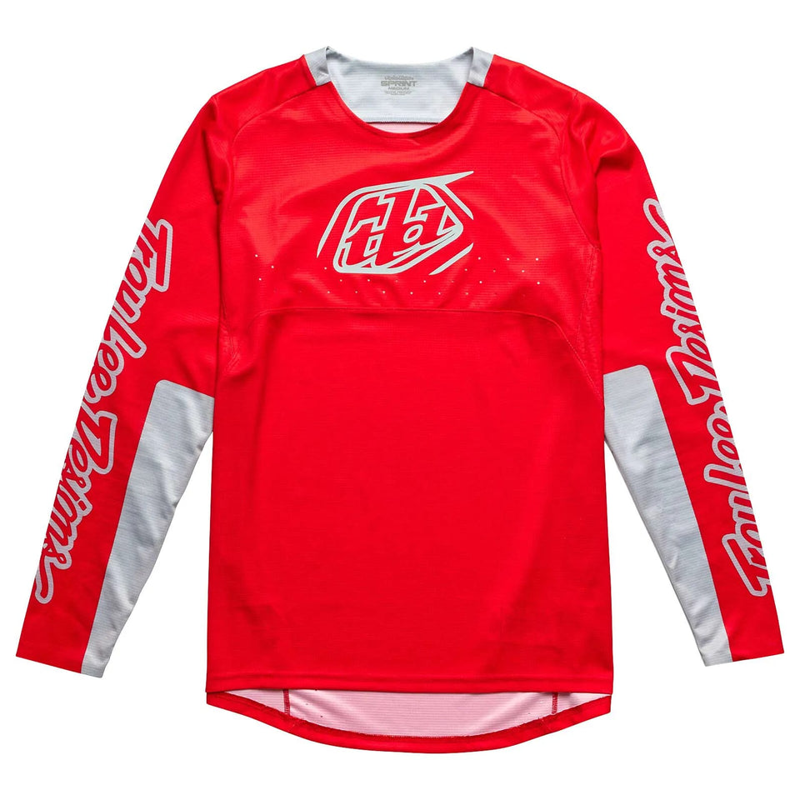 Troy Lee Designs Sprint LS MTB Jersey Icon Race Red-1
