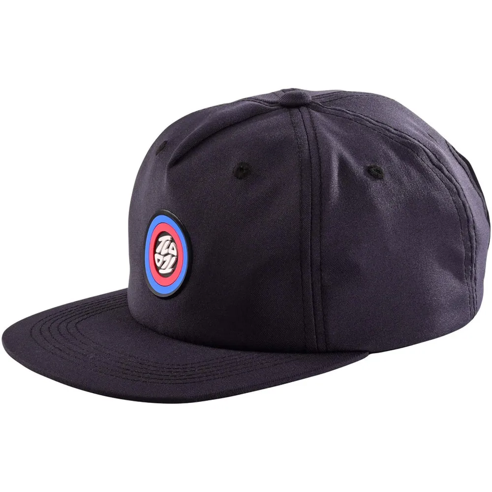Image of Troy Lee Designs Unstructured Snapback Cap / Spun - Carbon one size