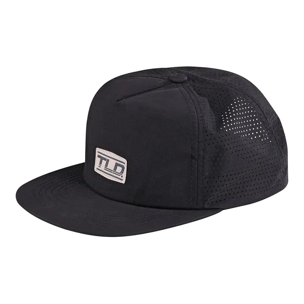 Image of Troy Lee Designs Unstructured Speed Logo Carbon Snapback Cap