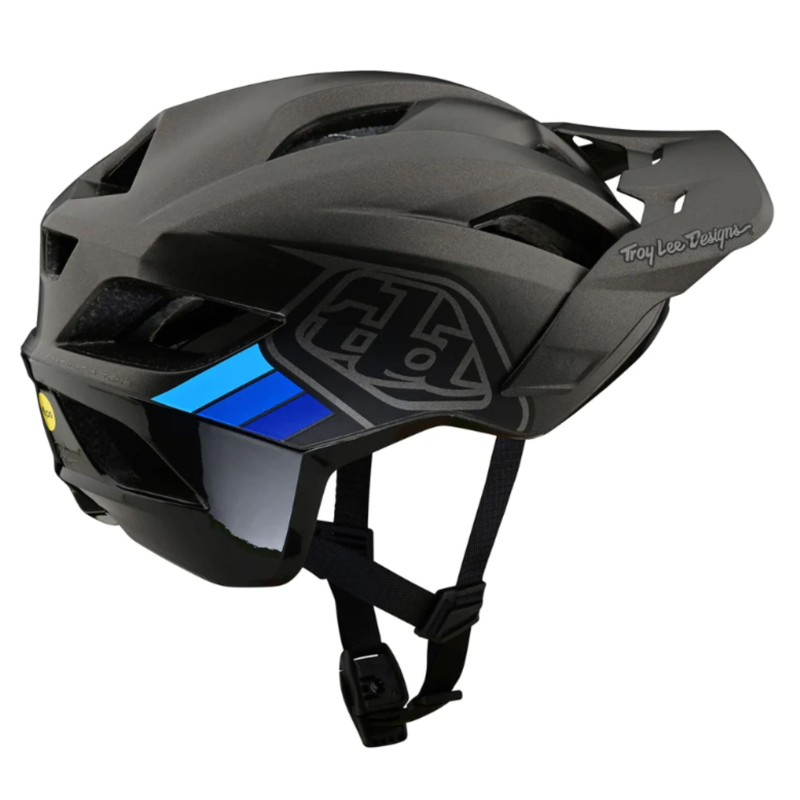Troy Lee Flowline SE Badge Helmet- Limited Edition Badge Charcoal-1