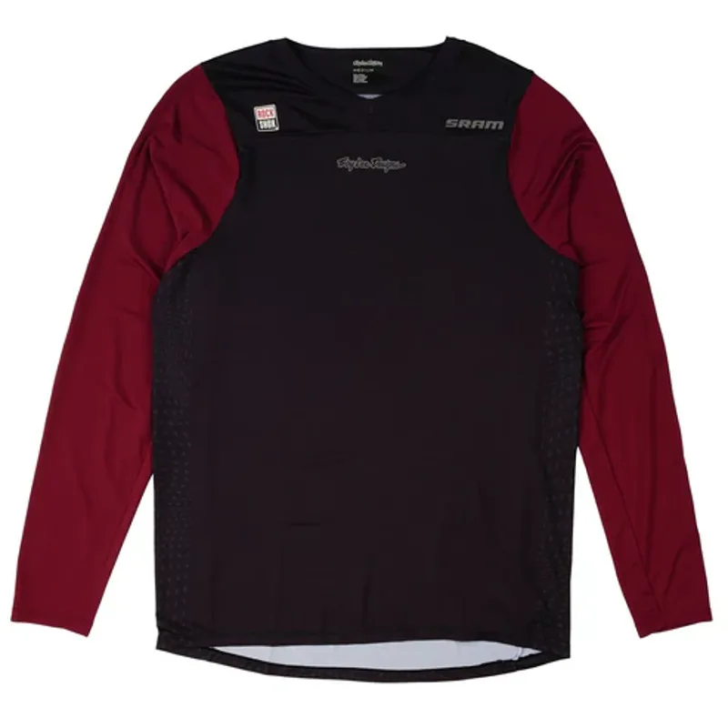 Troy Lee Designs Skyline Long Sleeve Jersey TLD x Sram Radioscape Black/Berry 