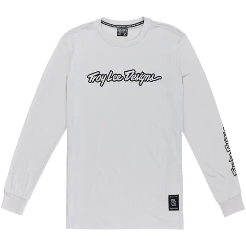 Troy Lee Skyline Ride Signature Long Sleeve Tee Shirt Mist