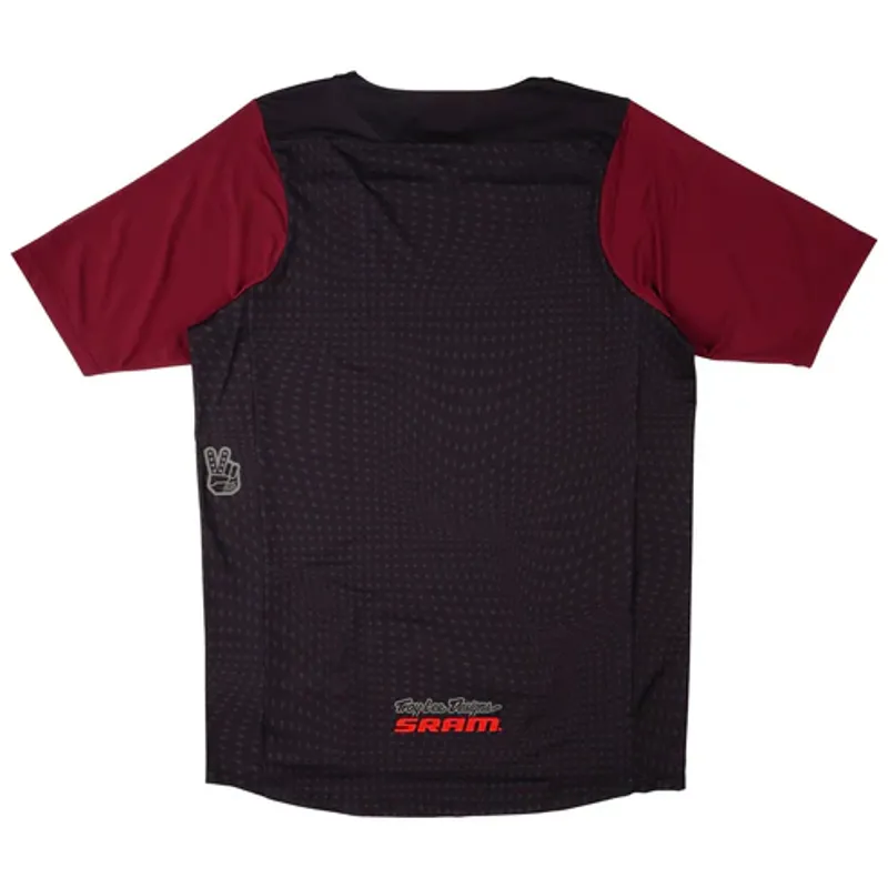 Troy Lee Designs Skyline Short Sleeve Jersey TLD x Sram Radioscape Black/Berry -1
