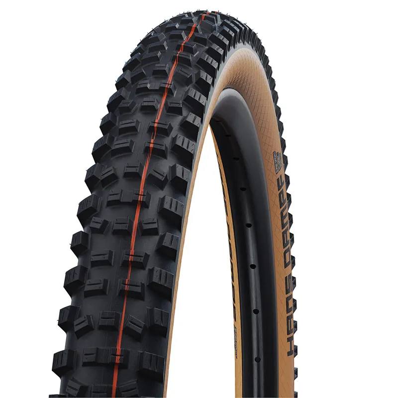 Schwalbe Hans Dampf Evolution Super Trail ADDIX Soft TLE E-25 29er MTB Tyre Black/Bronze
