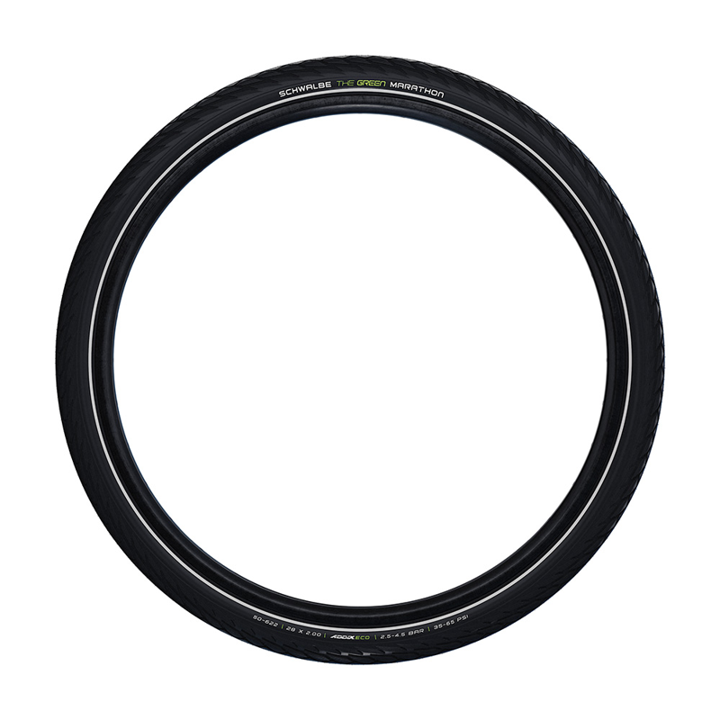 Schwalbe Green Marathon 16in Wired Tyre Addix Eco E25 Black-1