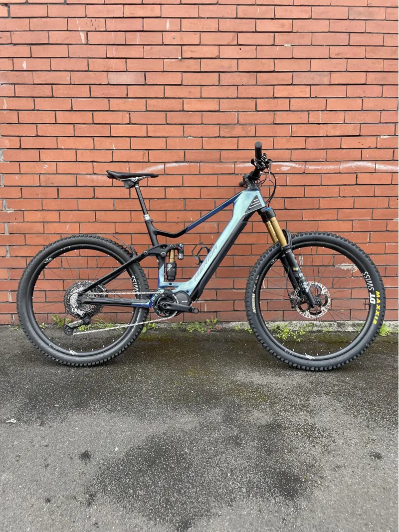 2nd Hand  Merida eOne-Sixty 10k Electric Mountain Bike Large 2021 Sparkling Blue-1