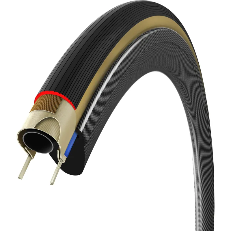 Vittoria Corsa Pro 700x26c Folding Tyre G2.0 Clincher 320Tpi Black/Tan-2