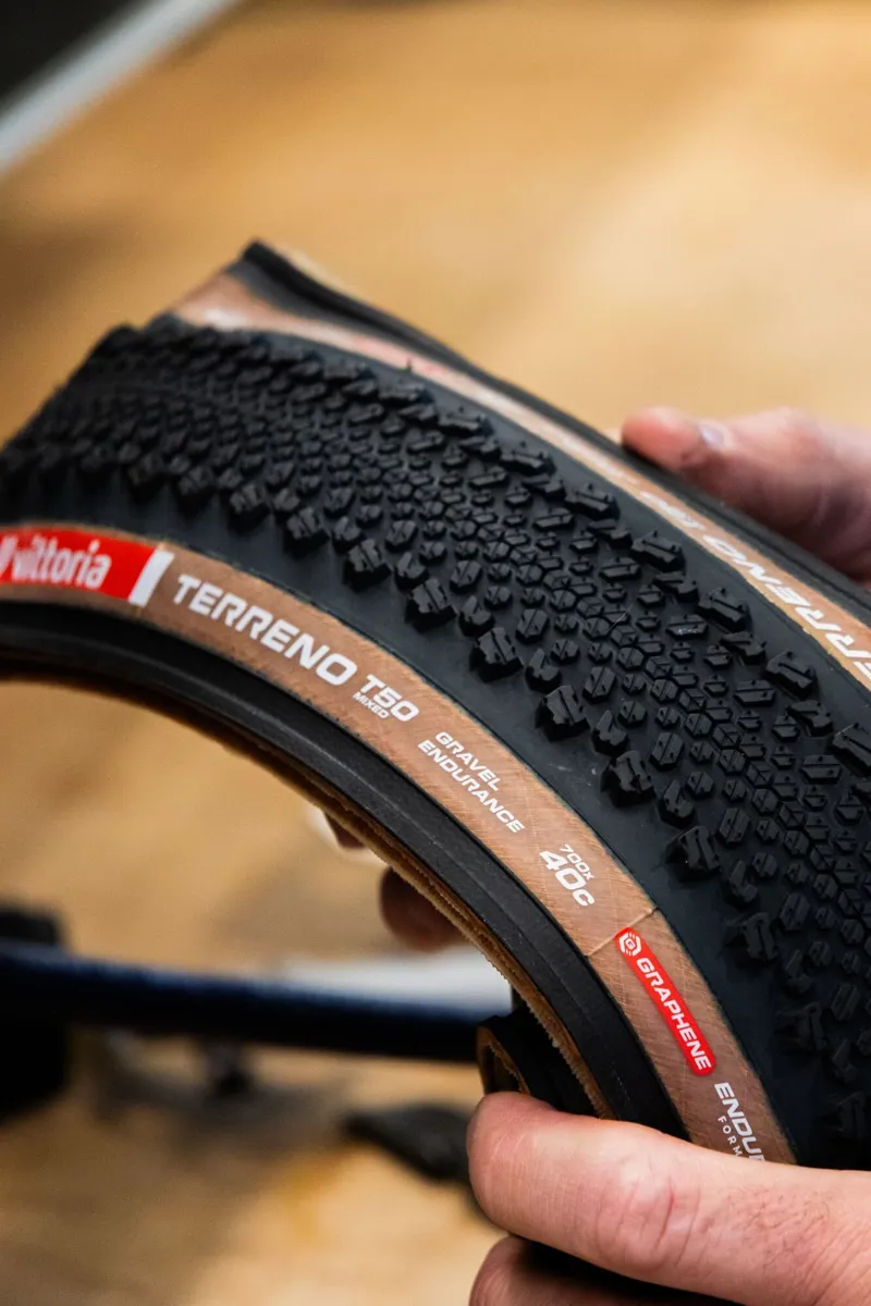 Terreno T50 Mixed 700x40c Gravel Endurance Brown Black G2.0 Tubeless Ready Tyre -2