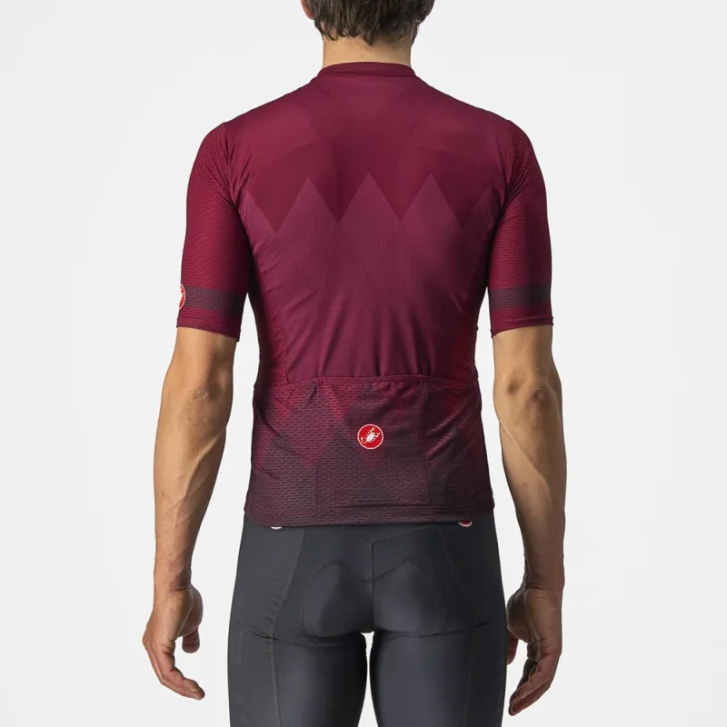 Castelli A Tutta Short Sleeve Jersey Bordeaux-1