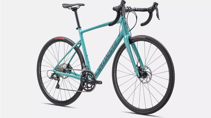 Specialized Allez E5 Disc Road Bike 2024 Gloss Lagoon Blue/Cool Grey/Blaze-1