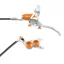 Hope Tech 4 V4 Brake Lever/Calliper Silver/Orange