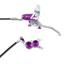 Hope Tech 4 V4 Brake Lever/Calliper Silver/Purple