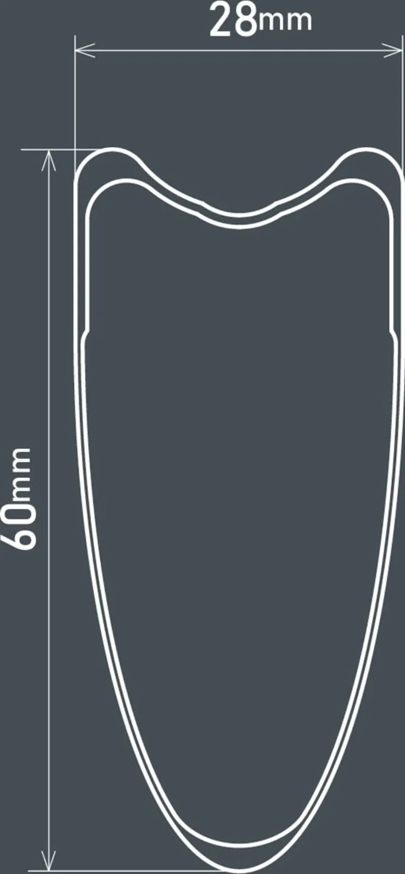 Shimano Dura Ace R9200 C60 TU Carbon Tubular 60mm 700c Rear Road Wheel QR Black-2