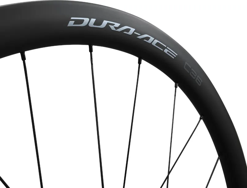 Shimano Dura Ace R9270 C36 TL Disc Carbon Clincher 36mm 700C Front Road Wheel 12x100 E-Thru Black-1