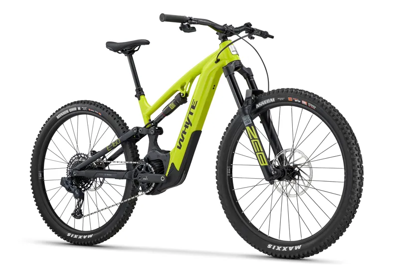 Whyte E-160 S Electric Bike 2024 Gloss Acid Lime Green/Matt Black-1