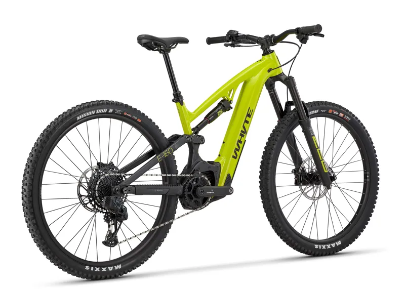Whyte E-160 S Electric Bike 2024 Gloss Acid Lime Green/Matt Black-2