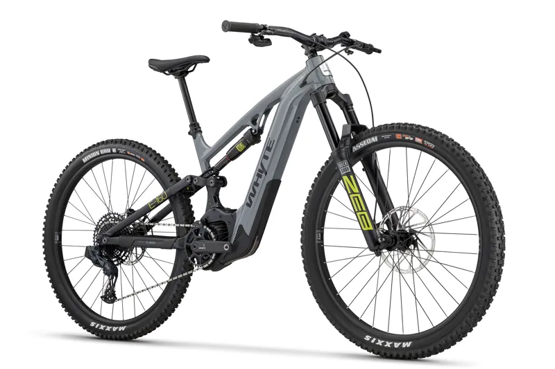 Whyte E-160 S Electric Bike 2024 Gloss Neutral Grey/Matt Black-1