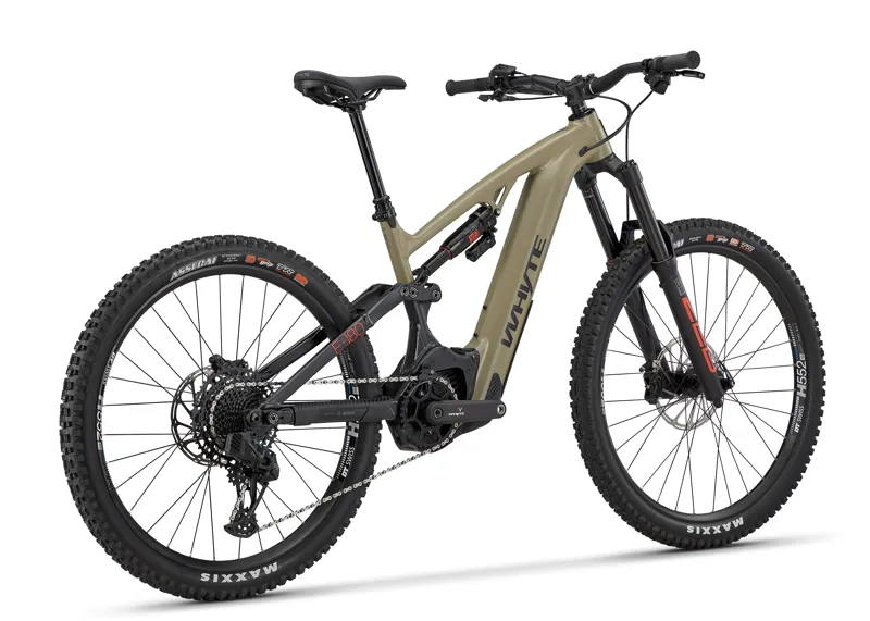 Whyte E-180 S Electric Bike 2024 Matt Olive/Matt Black-2