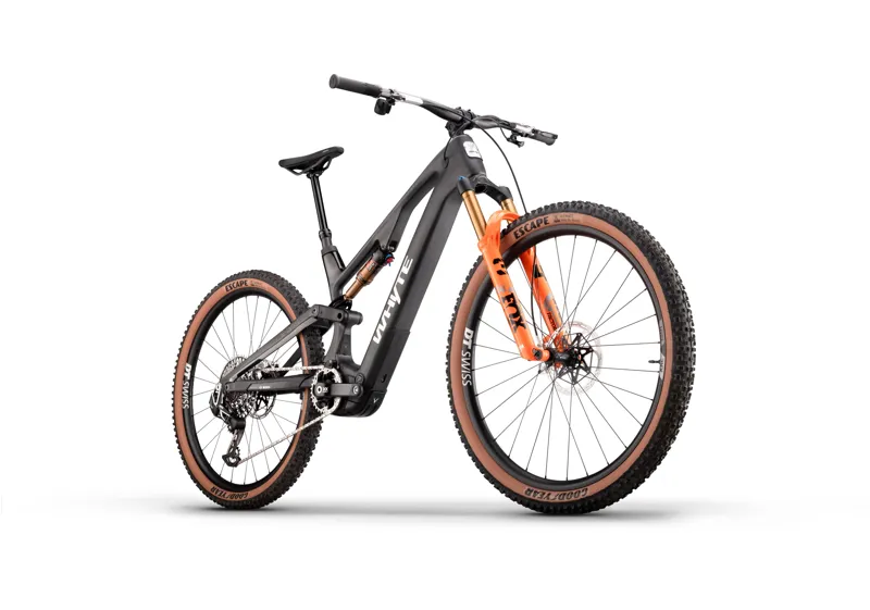 Whyte E-Lyte 140 Works Electric Bike 2024 Matt UD Carbon/Gloss Black-2
