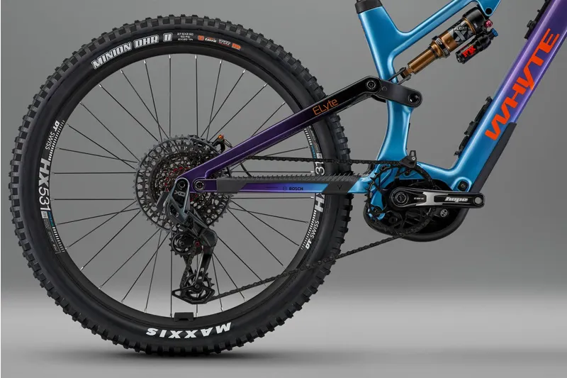 Whyte E-Lyte Evo Stag Works Electric Bike 2025 Gloss Blurple Fade-2