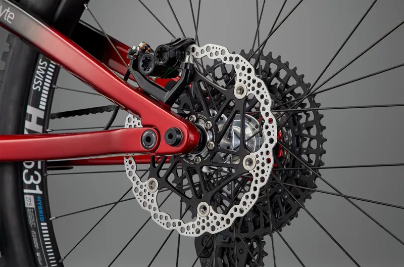 Whyte E-Lyte Evo Stag Works Electric Bike 2025 Gloss Ruby Red/Black Fade-5