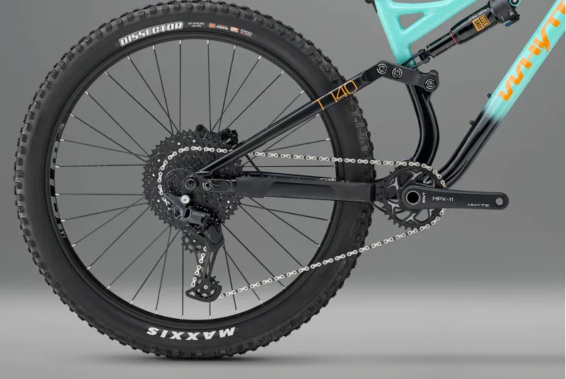 Whyte T-140 27.5 Mountain Bike 2026 Gloss Green/Coral Orange-3