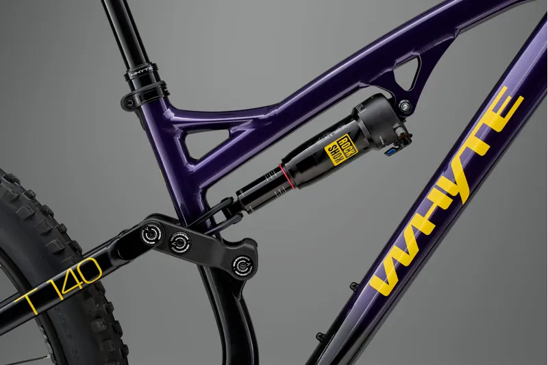 Whyte T-140 27.5 Mountain Bike 2026 Gloss Metallic Purple/yellow-2