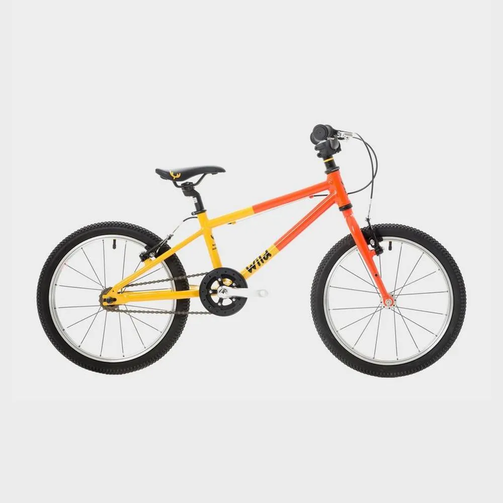 Image of Wild Bikes Wild 18 Boys Kids Bike Yellow/Orange