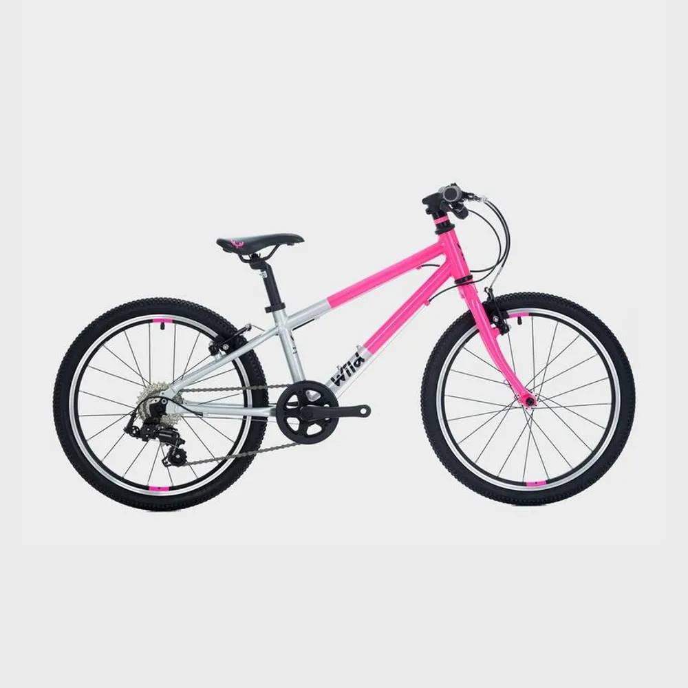 Image of Wild Bikes Wild 20 Girls Kids Bike Pink/Silver
