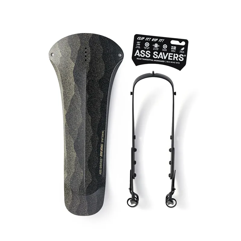 Ass Savers MTB Rear Win Wing Superlight Mudguard Includes Wishbone Mount Detour