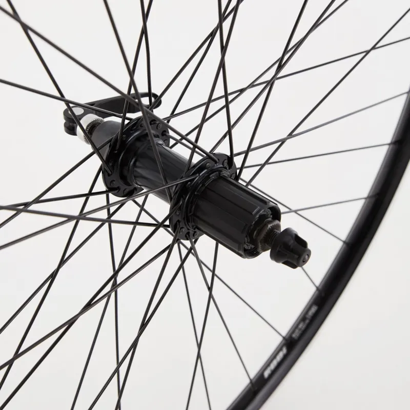 M Part Hybrid Quick Release Cassette Rear 700c Wheel Black-2