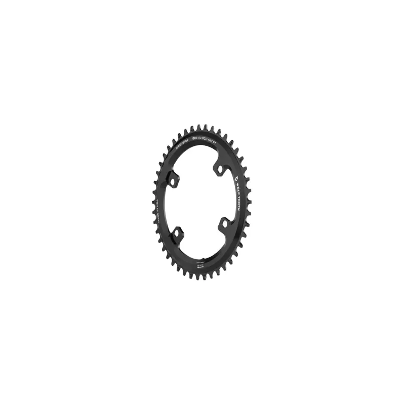 Wolf Tooth - 110 BCD 4 Bolt Chainring For Shimano GRX Black -1