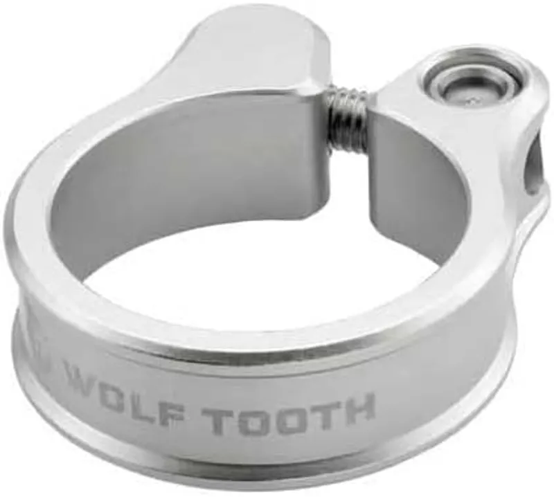 Wolf Tooth Seatpost Clamp Raw Silver