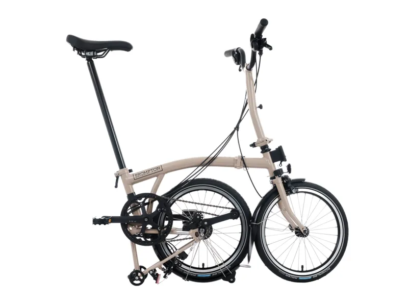 Brompton C Line 12 Speed Mid Bar Folding Bike 2025 Dune Sand-2