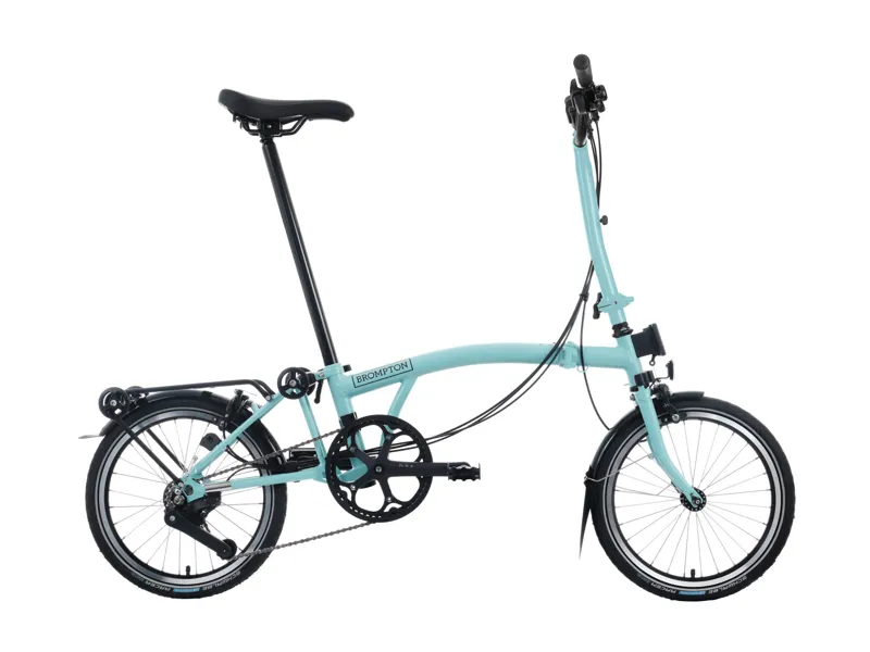 Brompton C Line 12 Speed High Bar With Roller Rack Folding Bike 2025 Turkish Green
