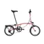 Brompton C Line 12 Speed Mid Bar With Roller Rack Folding Bike 2025 Flamingo Pink