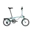 Brompton C Line 12 Speed Mid Bar With Roller Rack Folding Bike 2025 Turkish Green