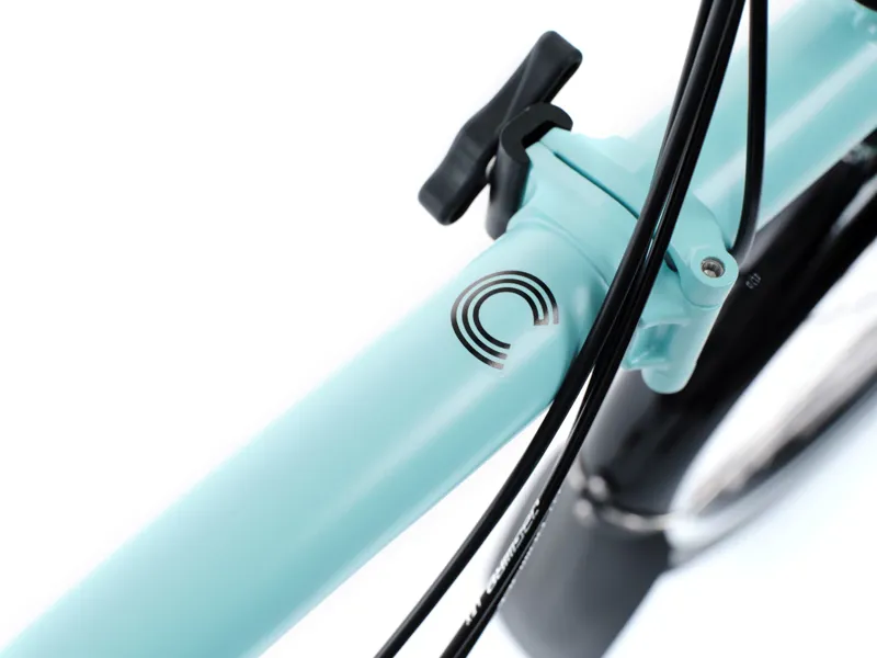 Brompton C Line 12 Speed Mid Bar With Roller Rack Folding Bike 2025 Turkish Green-4