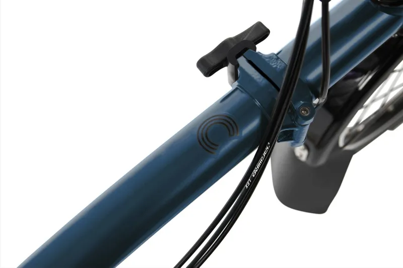 Brompton C Line 12 Speed Mid Bar Folding Bike 2025 Ocean Blue-4