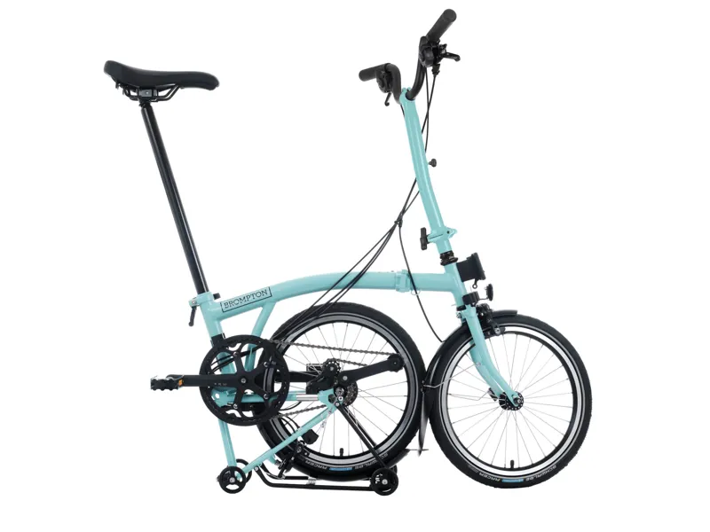 Brompton C Line 12 Speed High Bar With Roller Rack Folding Bike 2025 Turkish Green-2