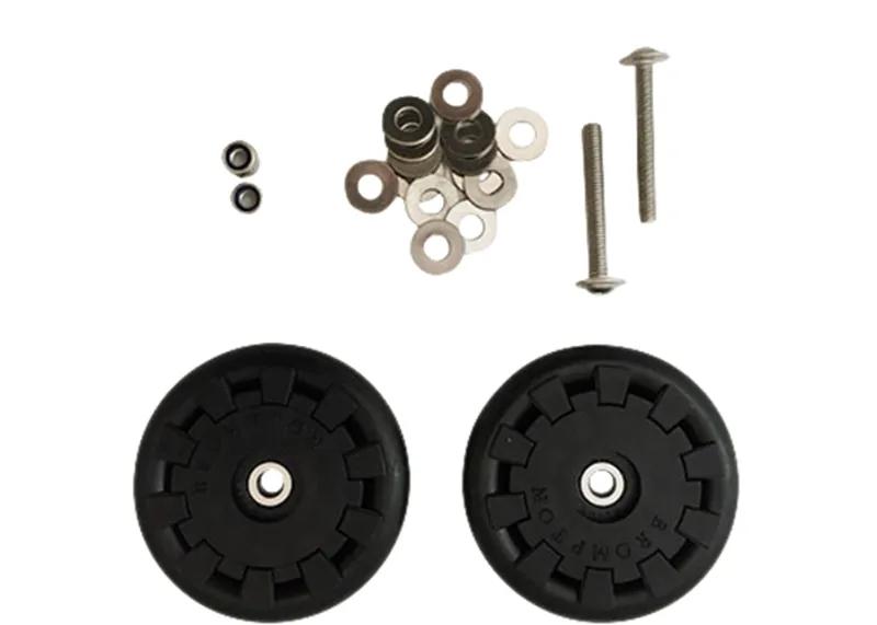 Brompton Eazy Wheel Rollers 5mm with Fittings Pair
