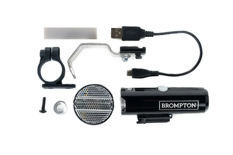 Brompton Front Light Cateye Volt 400 USB With Bracket and Reflector-1