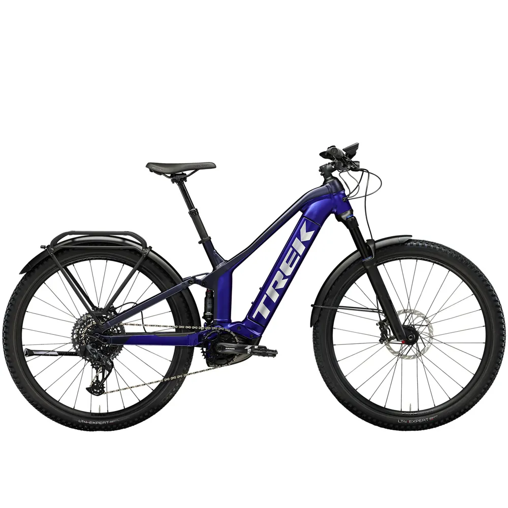 Image of Trek Powerfly FS 9 Equipped Electric Bike 2023 Hex Blue/Deep Dark Blue