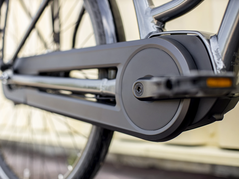 Trek District+ 1 Midstep Electric Hybrid Bike 2023 Lithium Grey-5