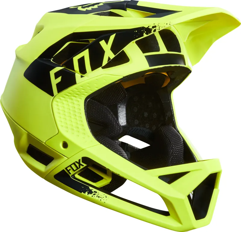 Fox Proframe Mink Full Face Helmet Yellow/Black-1